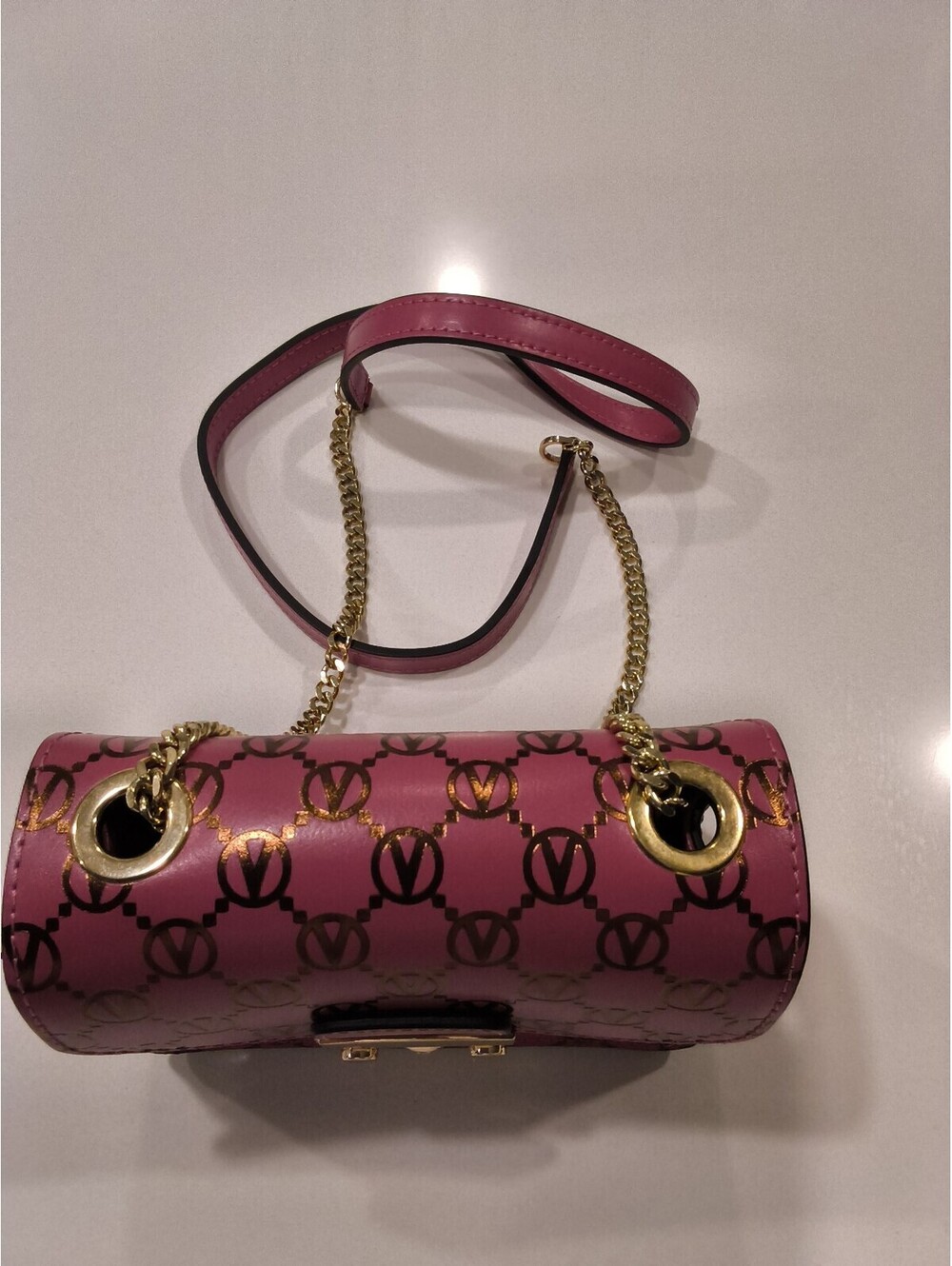 Valentino By Mario Valentino Bijou Monogram Leather Crossbody Bag New - Picture 2 of 8
